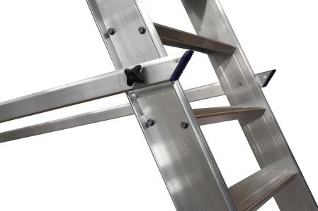 Fallbar trappstege i aluminium