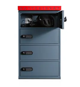 Laddskap for cykelbatteri