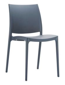 Lunchrumsstol stapelbar i plast