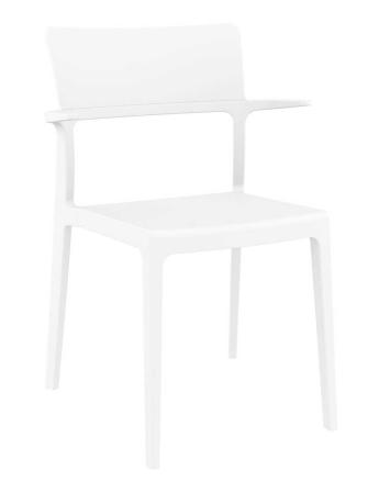 Lunchrumsstol stapelbar i plast