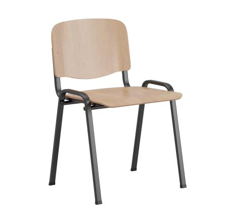 Lunchrumsstol stapelbar i bjork