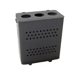 Avfallstunna med lock 3 inkasthal