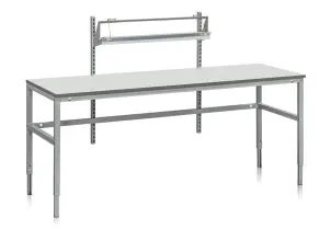 Packbord stallbart i hojd med manuellt justerbara ben