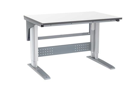 Arbetsbank 375 kg hoj/sankbar