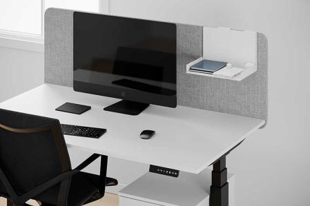 Dokumenthylla for bordsskarm