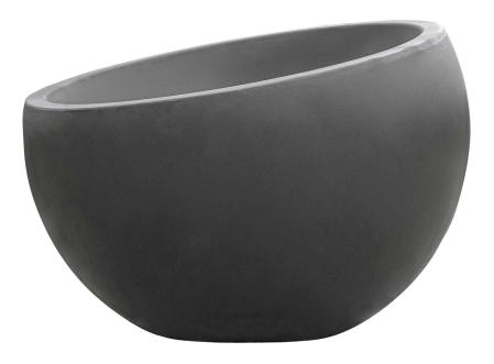 Stor blomkruka i betong