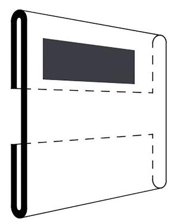 Magnetisk informationstavla liggande