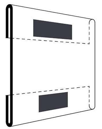 Magnetisk informationstavla liggande