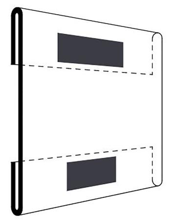 Magnetisk informationstavla staende