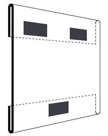 Magnetisk informationstavla staende