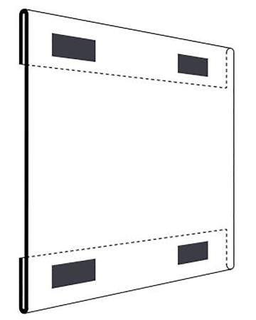 Magnetisk informationstavla staende