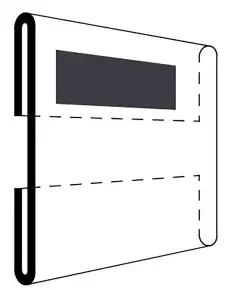 Magnetisk informationstavla liggande