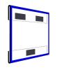 Magnetisk informationstavla staende