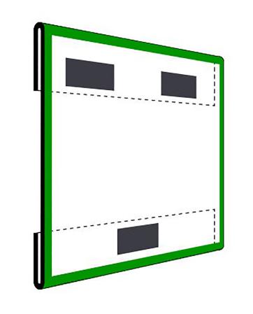 Magnetisk informationstavla staende