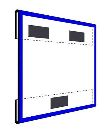 Magnetisk informationstavla liggande