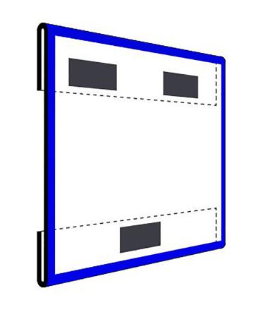 Magnetisk informationstavla staende