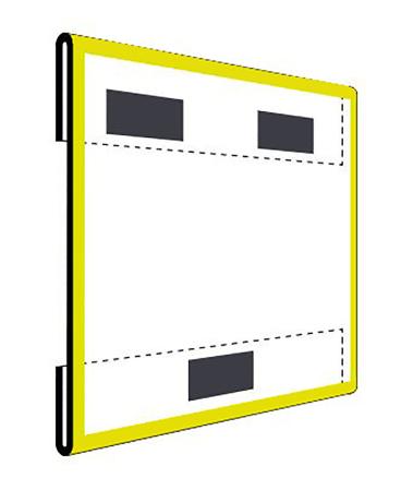 Magnetisk informationstavla liggande