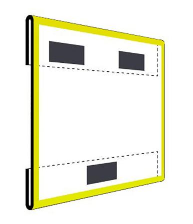 Magnetisk informationstavla staende