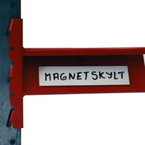 Magnetskylt enkel att flytta och redigera text