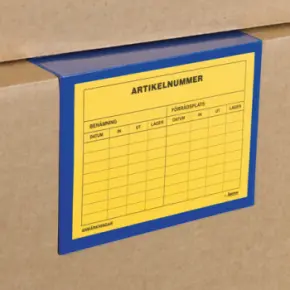 Plastficka for kartong