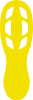 Golvmarkering symbol fot