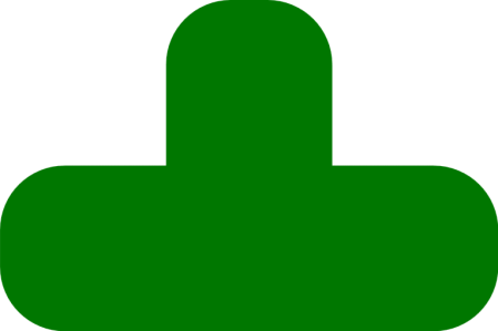 Golvmarkering symbol T-form