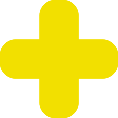 Golvmarkering symbol kryss