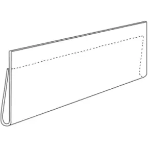 Etiketthallare for pallstall med magnet