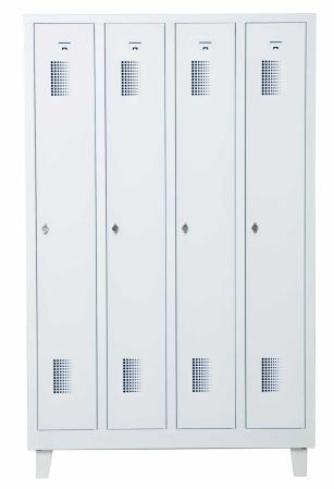 Helsvetsat kladskap med ben och 4 dorrar