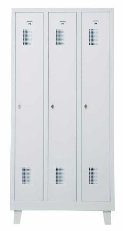 Helsvetsat kladskap med ben och 3 dorrar