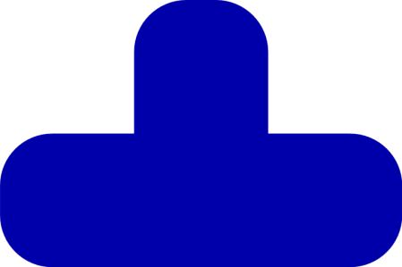Golvmarkering symbol T-form