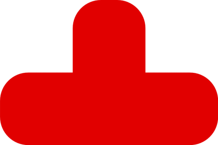 Golvmarkering symbol T-form