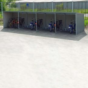 cykelstall i plat