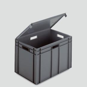 Plastback med lock