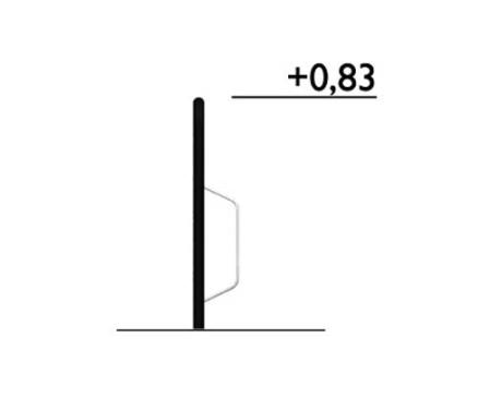 Cykelstall for nedgjutning