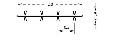 Cykelstall for nedgjutning