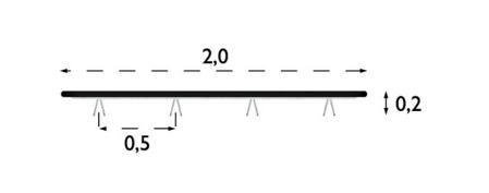 Cykelstall for nedgjutning