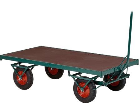 Flakvagn med truckogla