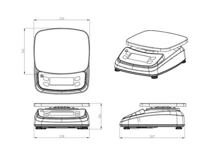 Bordsvag fc-w IP-68