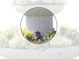 Forhojningsring till blomkruka Oas