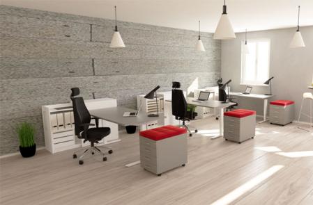 Kontorsstol med ergonomisk sits