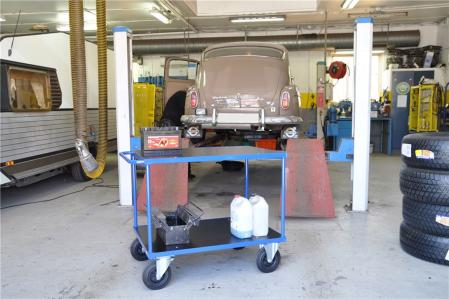 Bordsvagn med 2 plan
