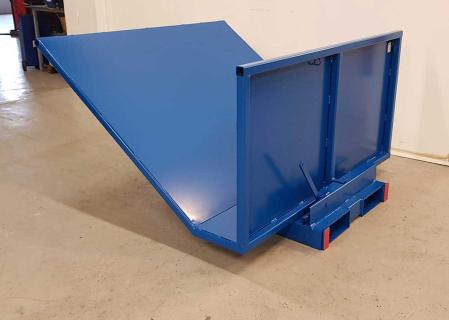tippcontainer utan sidor for truck