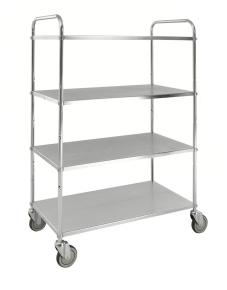 Latt hyllvagn med 4 plan