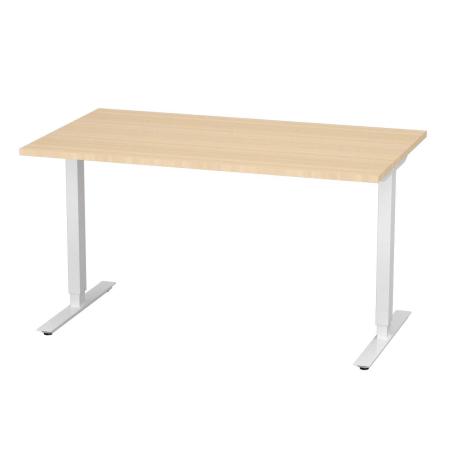 Hoj- och sankbart skrivbord med T-stativ