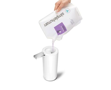 Diskmedel/tvalpump med sensor