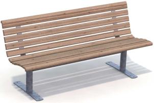 Soffa for parkmiljo
