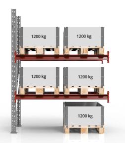 Pabyggnad pallstall 12 ton