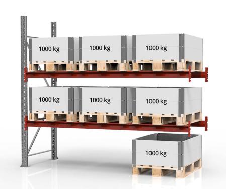 Pabyggnad pallstall 12 ton