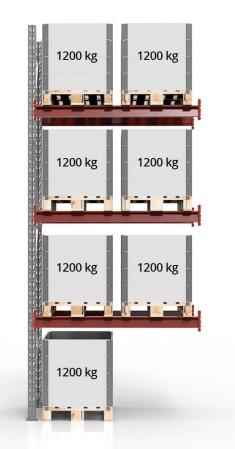 Pabyggnad pallstall 12 ton